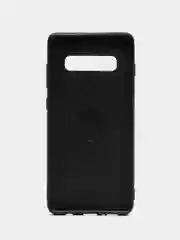 Черный чехол Samsung Galaxy S10+ / S10 Plus, Самсунг Галакси С10+, силиконовый с блестками