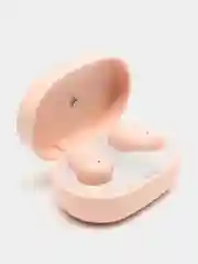Розовый беспроводные наушники,  Bluetooth, сенсорное управление, шумоподавление