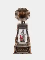 Новогодний музыкальный фонарь "Граммофон", ночник фонарь с музыкой и подсветкой