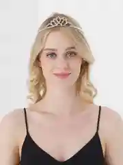 Серебряный корона для девочки, диадема детская, бижутерия