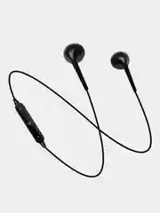 Черный s6 Bluetooth гарнитура беспроводные наушники с микрофоном