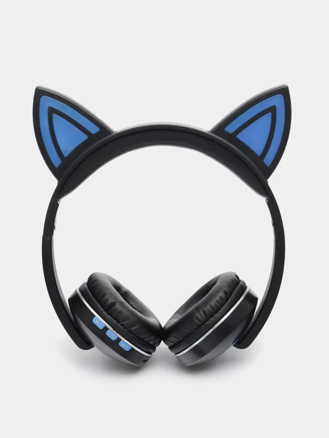 Желтый беспроводные наушники с светящимися ушками CAT EAR