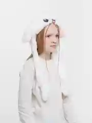 Мятный шапка детская светящаяся с двигающимися ушками