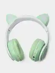 Лайм беспроводные bluetooth наушники, со светящимися ушками