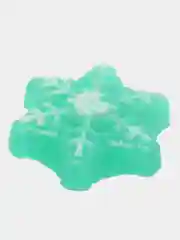 Лайм мыло Новогоднее подарочное сувенирное фигурное "Снежинка Большая". Ручная работа