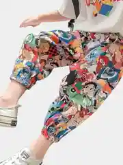 Разноцветный детские брюки, летние