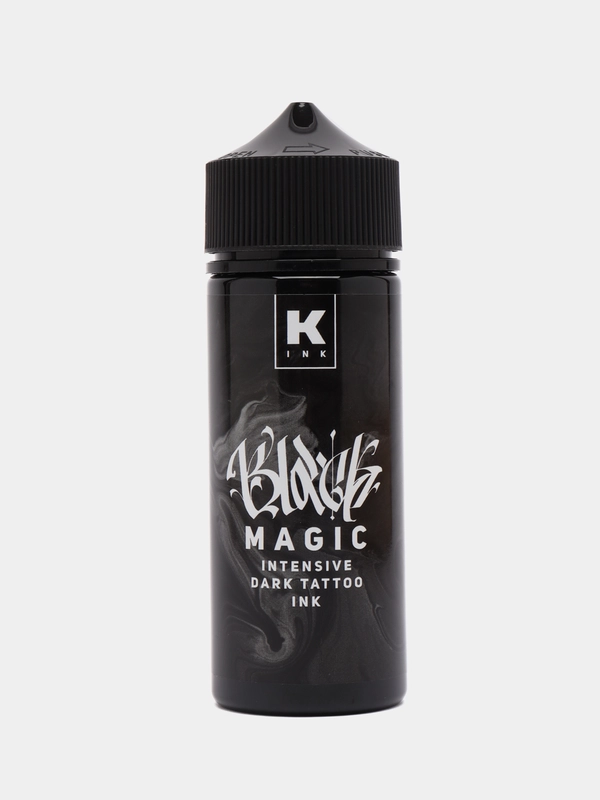 ТАТУ КРАСКА ЧЕРНАЯ, ТАТУИРОВОЧНАЯ КРАСКА ЧЁРНАЯ, ТАТУ ПИГМЕНТЫ - BLACK MAGIC 120 мл