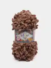 Светло-коричневый puffy Fine Alize пряжа маленькими петельками