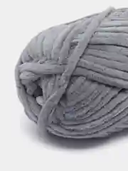 Серый металлик пряжа плюшевая Alize Velluto, 100% микрополиэстер, 100 г, 68 м
