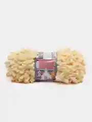 Желтый puffy Fine Alize пряжа маленькими петельками