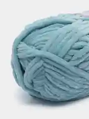 Лазурный пряжа плюшевая Alize Velluto, 100% микрополиэстер, 100 г, 68 м