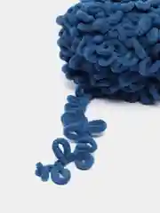 Синий puffy Fine Alize пряжа маленькими петельками