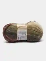 Коричневый пряжа Ангора Голд Батик Angora Gold Batik Alize 20% Шерсть 80% Акрил 100г 550м