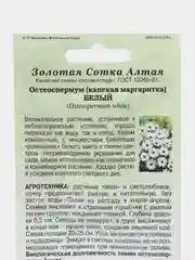 Семена Остеоспермум, белый, однолетник