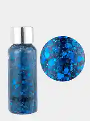 Синий глиттер - гель для лица, тела и волос, блестки Handaiyan Glitter 9 цветов
