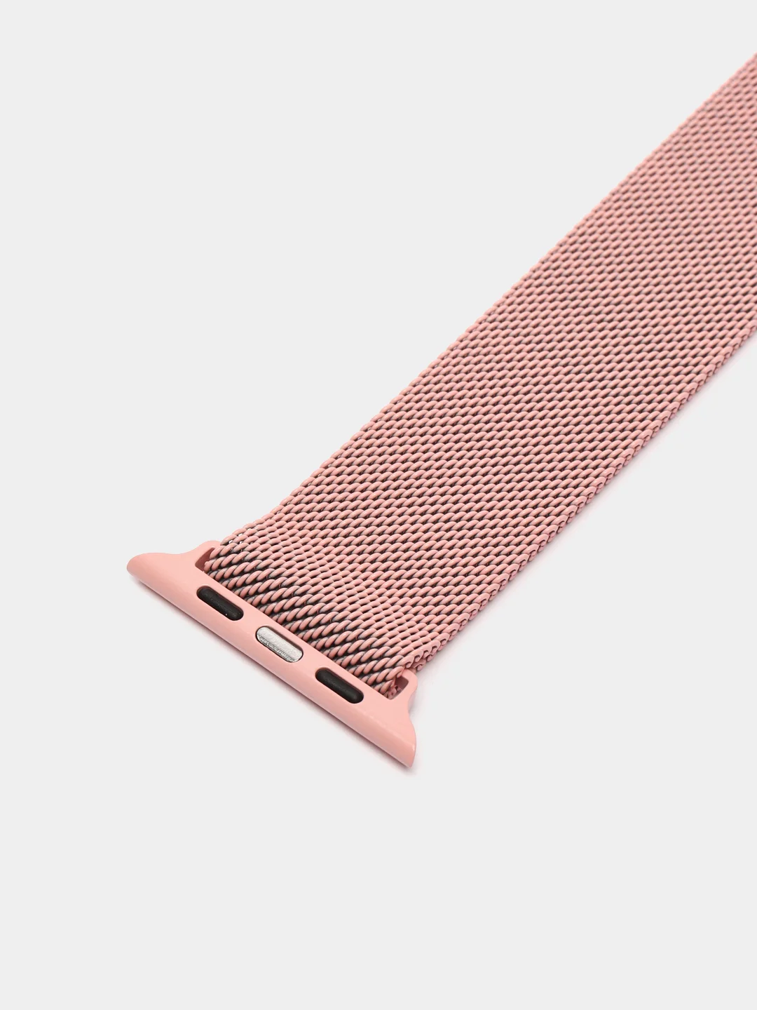 Розовый ремешок для Apple Watch, миланская петля, нержавеющая сталь