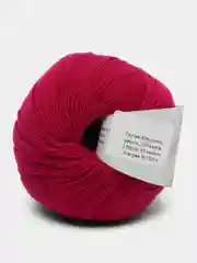 Тёмно-розовый пряжа Cashmere Yarn, 50 г/ 200 м, 60% меринос, 20% вискоза, 15% ПА, 5% кашемир