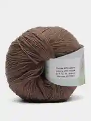Бежевый пряжа Cashmere Yarn, 50 г/ 200 м, 60% меринос, 20% вискоза, 15% ПА, 5% кашемир
