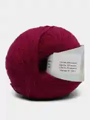 Багровый пряжа Cashmere Yarn, 50 г/ 200 м, 60% меринос, 20% вискоза, 15% ПА, 5% кашемир