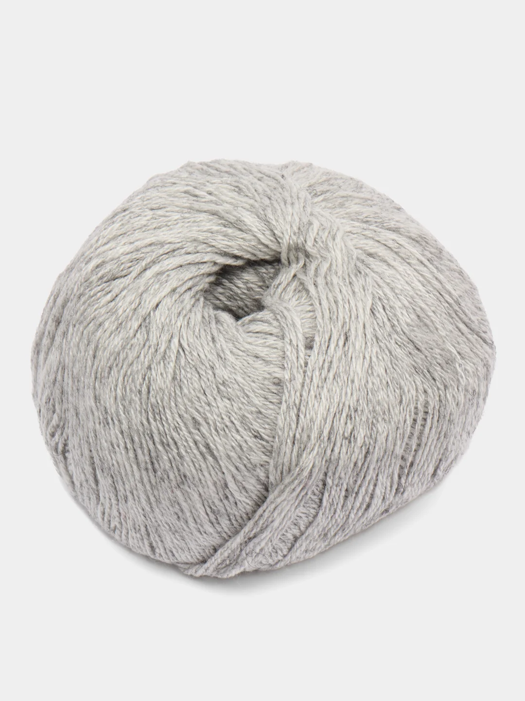 Серый металлик пряжа Cashmere Yarn, 50 г/ 200 м, 60% меринос, 20% вискоза, 15% ПА, 5% кашемир