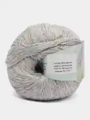 Серый металлик пряжа Cashmere Yarn, 50 г/ 200 м, 60% меринос, 20% вискоза, 15% ПА, 5% кашемир