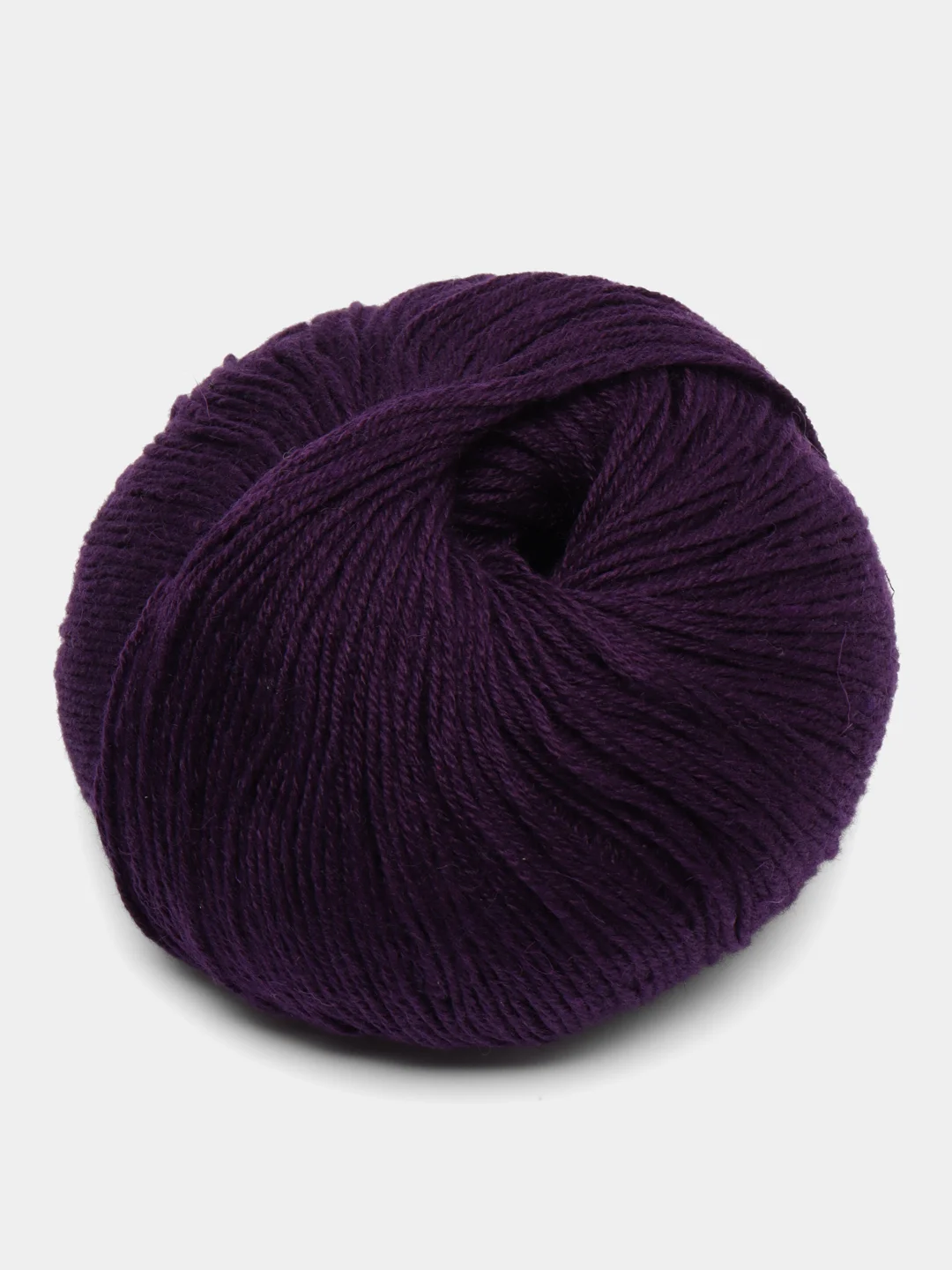 Пурпурный пряжа Cashmere Yarn, 50 г/ 200 м, 60% меринос, 20% вискоза, 15% ПА, 5% кашемир