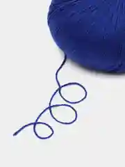 Синий пряжа Cashmere Yarn, 50 г/ 200 м, 60% меринос, 20% вискоза, 15% ПА, 5% кашемир