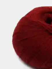 Бордовый пряжа Cashmere Yarn, 50 г/ 200 м, 60% меринос, 20% вискоза, 15% ПА, 5% кашемир