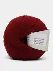 Бордовый пряжа Cashmere Yarn, 50 г/ 200 м, 60% меринос, 20% вискоза, 15% ПА, 5% кашемир