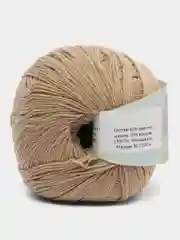 Кремовый пряжа Cashmere Yarn, 50 г/ 200 м, 60% меринос, 20% вискоза, 15% ПА, 5% кашемир