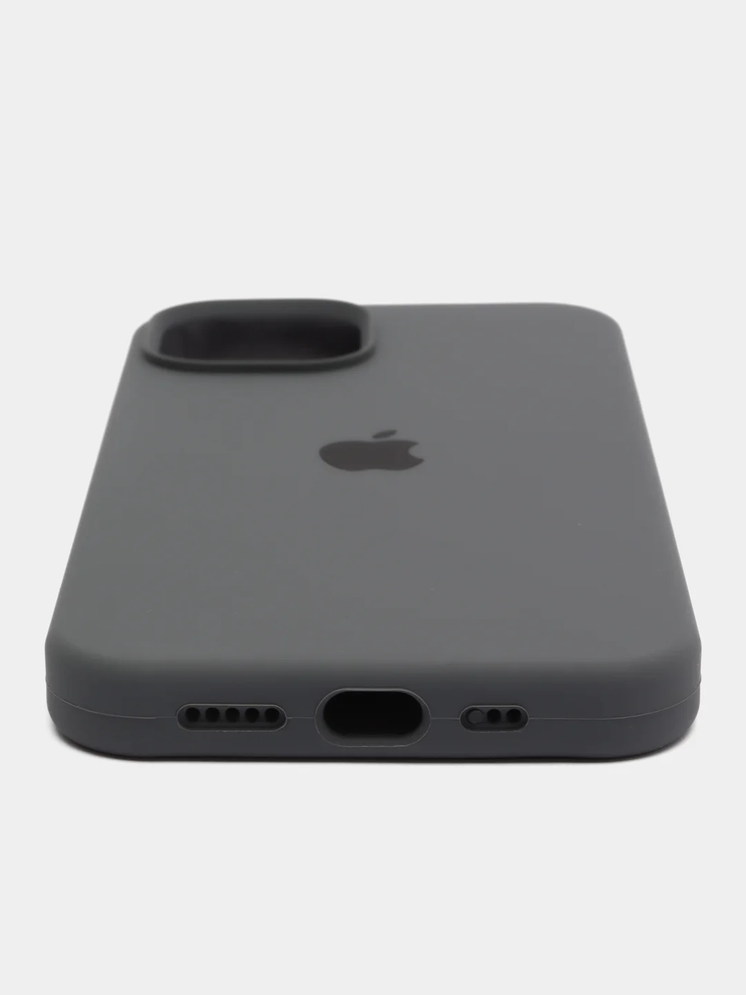 Угольный чехол Silicone Case для Apple iPhone 14 / 14Pro / 14Plus / 14ProMax
