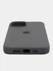 Угольный чехол Silicone Case для Apple iPhone 14 / 14Pro / 14Plus / 14ProMax