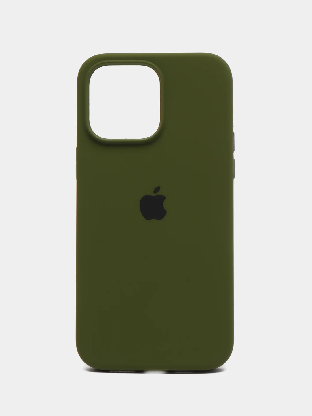 Тёмно-зелёный чехол Silicone Case для Apple iPhone 14 / 14Pro / 14Plus / 14ProMax