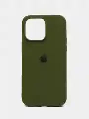 Тёмно-зелёный чехол Silicone Case для Apple iPhone 14 / 14Pro / 14Plus / 14ProMax