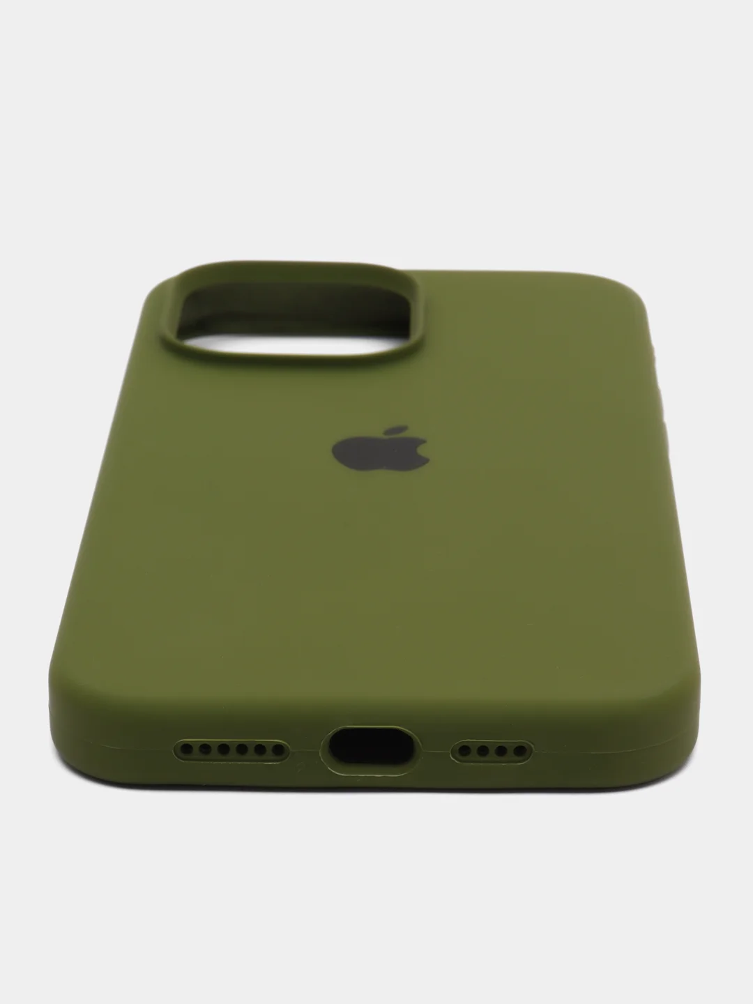 Тёмно-зелёный чехол Silicone Case для Apple iPhone 14 / 14Pro / 14Plus / 14ProMax