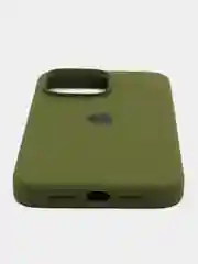Тёмно-зелёный чехол Silicone Case для Apple iPhone 14 / 14Pro / 14Plus / 14ProMax