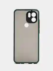 Тёмно-зелёный чехол XIAOMI POCO C51 / REDMI A2 PLUS / A2 / REDMI A1 PLUS / A1 с  карманом для карты