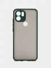 Тёмно-зелёный чехол XIAOMI POCO C51 / REDMI A2 PLUS / A2 / REDMI A1 PLUS / A1 с  карманом для карты