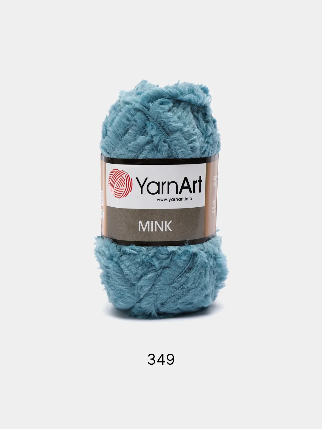 Морской пряжа  YarnArt Mink, полиамид, 50 г, 75 м, (имитация меха)