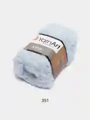 Голубой пряжа  YarnArt Mink, полиамид, 50 г, 75 м, (имитация меха)