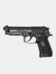 Пневматический пистолет Stalker S92ME Беретта Beretta M92 FS металлический, планка Weaver