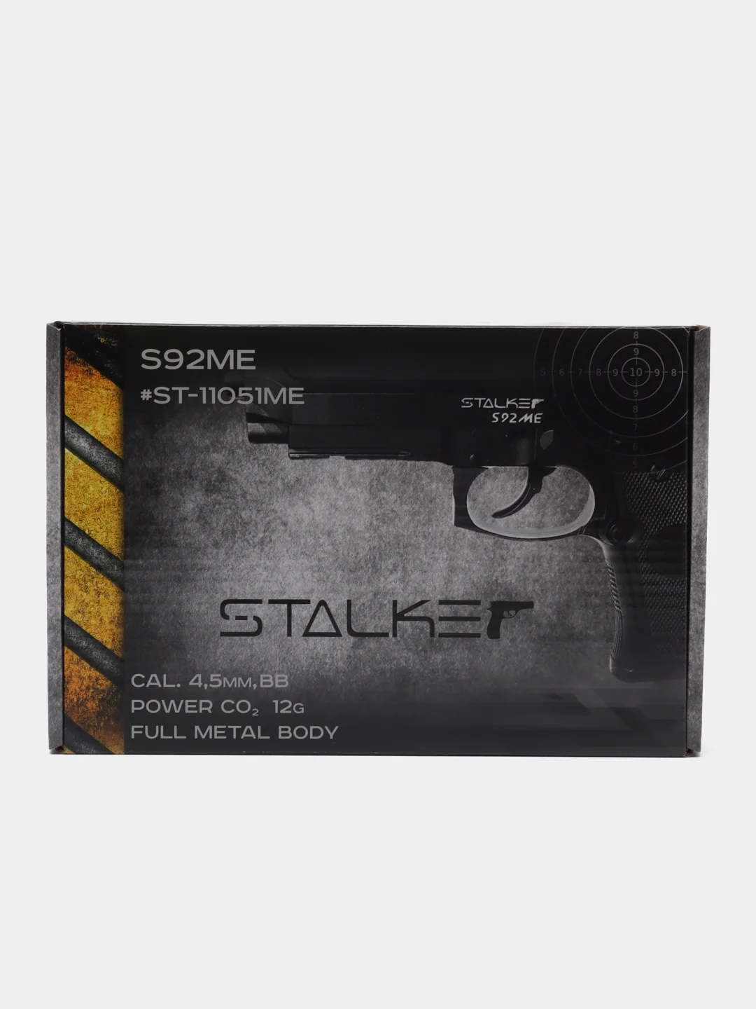 Пневматический пистолет Stalker S92ME Беретта Beretta M92 FS металлический, планка Weaver