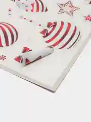 Набор для декорирования, наклейки на окна новогодние. Размер: мм 246x167,  ПВХ