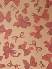 Красный крафтовая упаковочная бумага "Для самых любимых"
