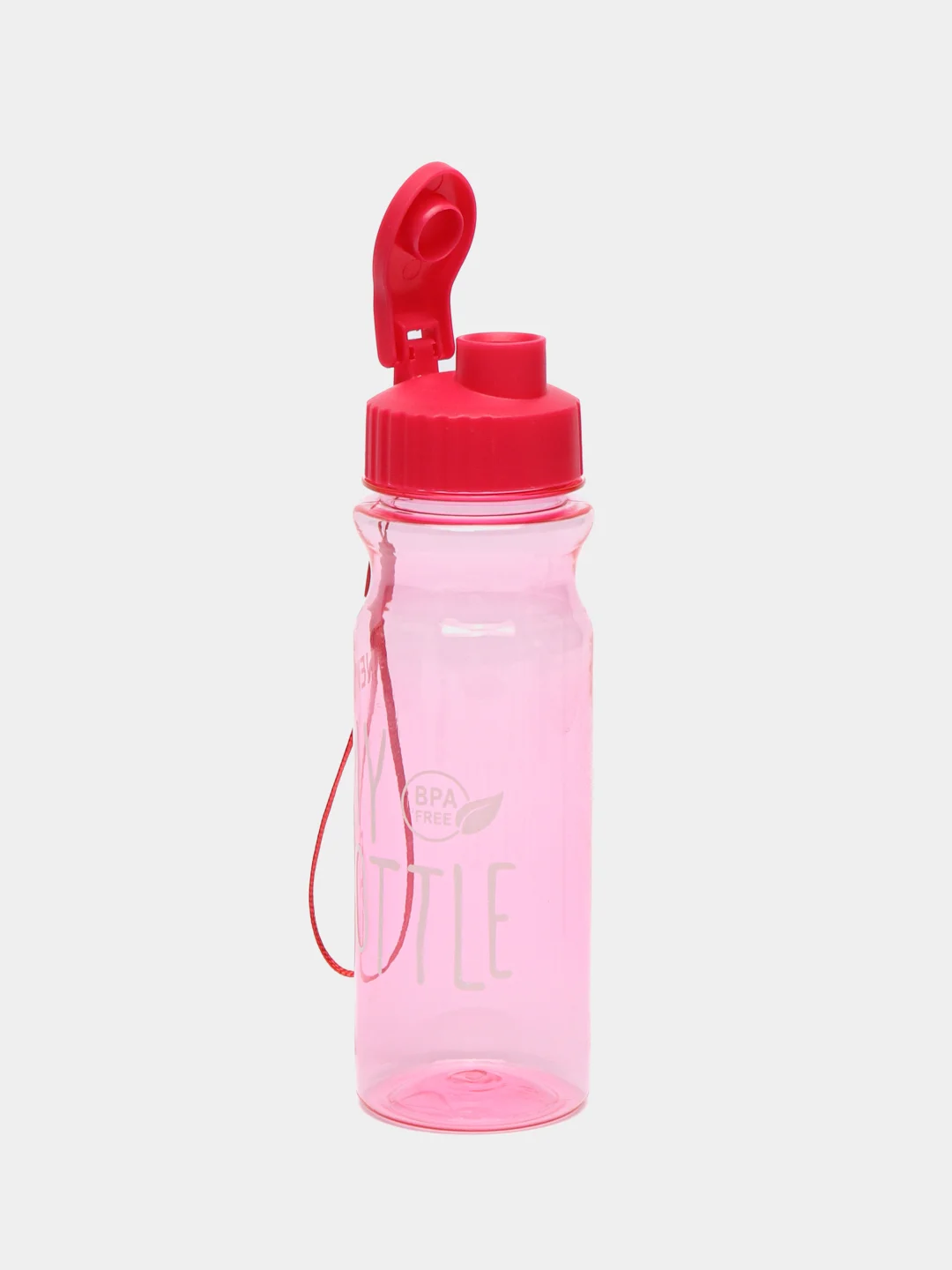 Вишнёвый бутылка для воды "My bottle", 500 мл, 6.5 х 22 см