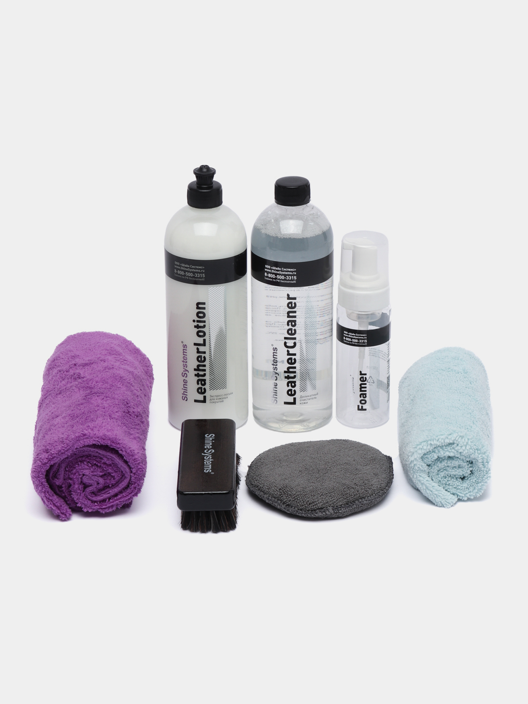 Набор для ухода за кожей Shine Systems LeatherCare Kit купить по цене 2090  ₽ в интернет-магазине KazanExpress