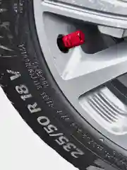 Красный колпачки автомобильные для колес, металлические, 4 штуки