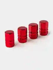 Красный колпачки автомобильные для колес, металлические, 4 штуки