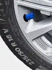 Синий колпачки автомобильные для колес, металлические, 4 штуки