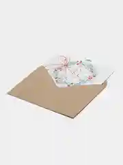 Серый открытка "С новым годом", 10 х 15 см, авторская
